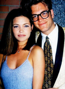 Caption: Amelia Heinle with her ex-husband Michael Weatherly (Photo: Grab A Byte) Caption: Amelia Heinle with her ex-husband Michael Weatherly